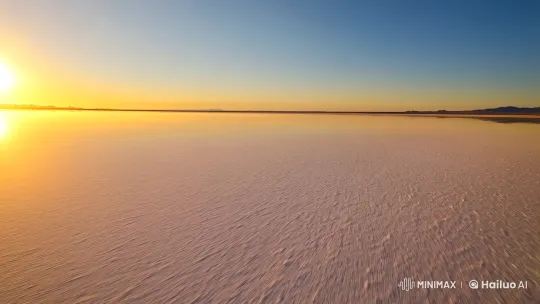 Rocket-Powered Motorcycle Ride Across a Desert Landscape – AI Generated Video | Hailuo AI
