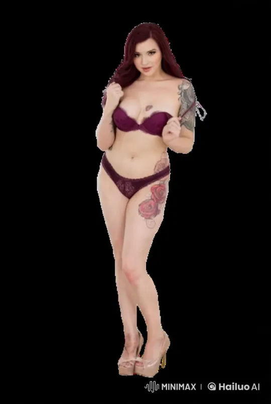 Woman Showcases Lingerie and Stylish Jeans in Elegant Video – AI Generated Video | Hailuo AI