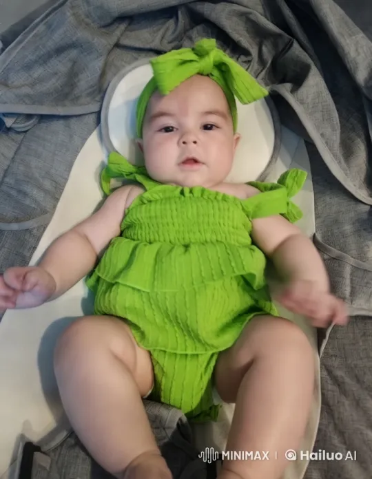Baby's Playful Kung Fu Dance in Vibrant Green – AI Generated Video | Hailuo AI
