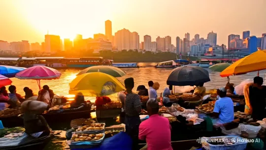 Dawn to Dusk: A Journey Through Songkhla's Charm – AI Generated Video | Hailuo AI