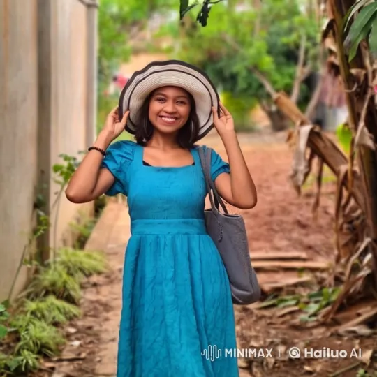 Joyful Woman Celebrates Birthday in Rustic Setting – AI Generated Video | Hailuo AI