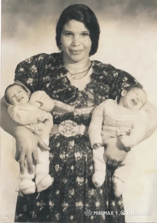 Mother Calmly Holds Two Crying Babies – AI Generated Video | Hailuo AI