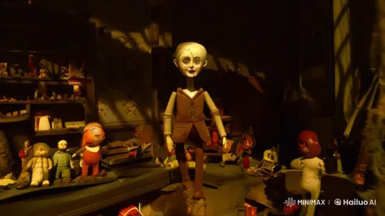 Haunted Toy Shop: Marionette's Sinister Awakening – AI Generated Video | Hailuo AI