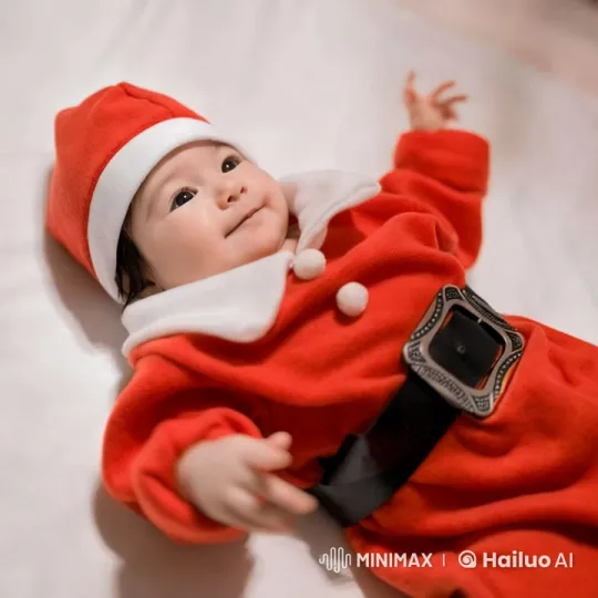 Baby in Santa Suit Performs Kung Fu and Dance – AI Generated Video | Hailuo AI