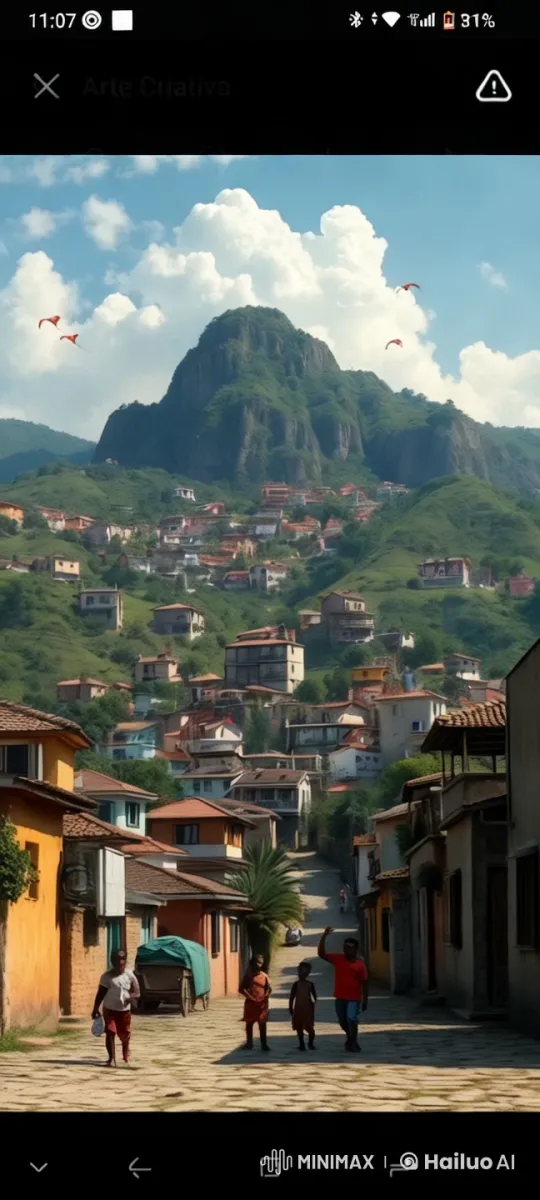 Vibrant Village Life: Children's Play Amidst Beauty – AI Generated Video | Hailuo AI
