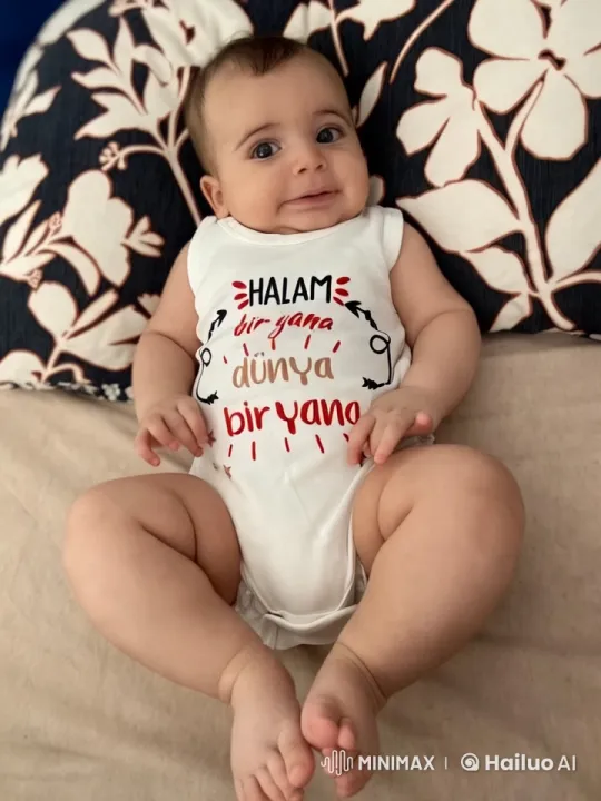 Baby Dancing on Bed in Onesie – AI Generated Video | Hailuo AI