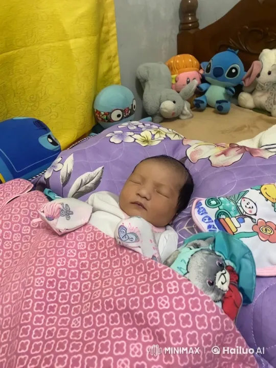 Baby Nestled in Cozy Toy-Filled Environment – AI Generated Video | Hailuo AI