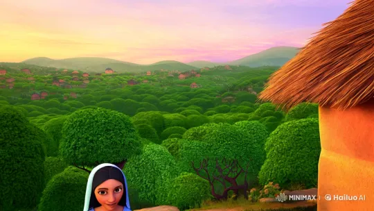 Village Life and Ramadan Spirit Through a Young Boy's Eyes – AI Generated Video | Hailuo AI