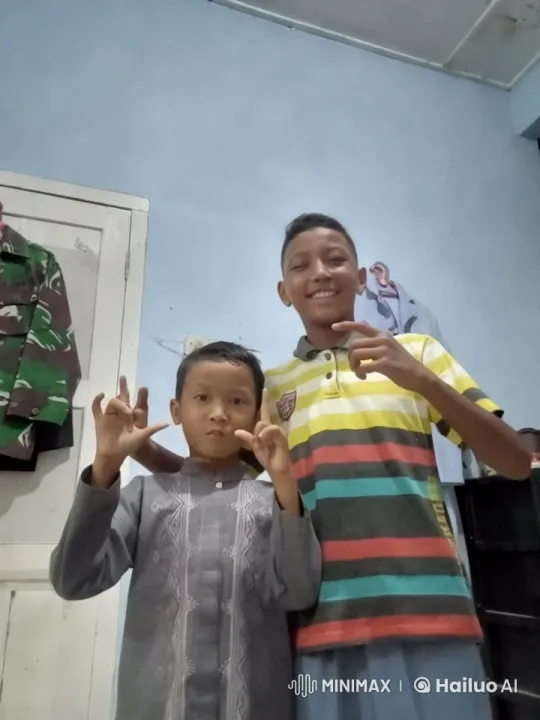 Young Boys Displaying Kungfu Skills in a Modest Room – AI Generated Video | Hailuo AI