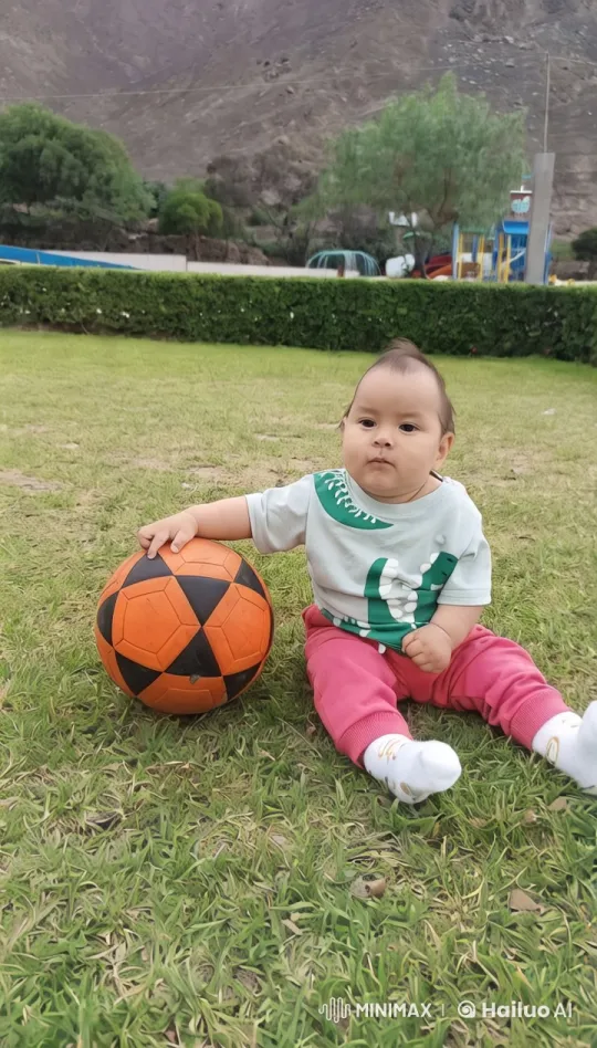 Baby Playing and Dancing with Soccer Ball – AI Generated Video | Hailuo AI