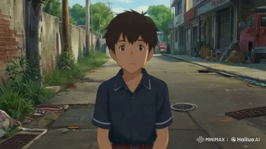 Curious Boy Explores Mysterious Abandoned Alley – AI Generated Video | Hailuo AI