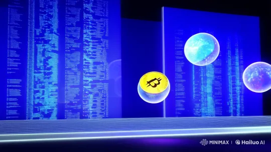 Futuristic Crypto Dance: Blockchain's Ethereal Beauty – AI Generated Video | Hailuo AI