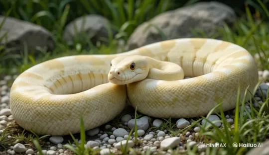 Close-Up of a Coiled Snake Displaying Fangs – AI Generated Video | Hailuo AI