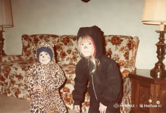 Boy Transforms into Tiger, Frightens Girl in Aesthetic Living Room – AI Generated Video | Hailuo AI