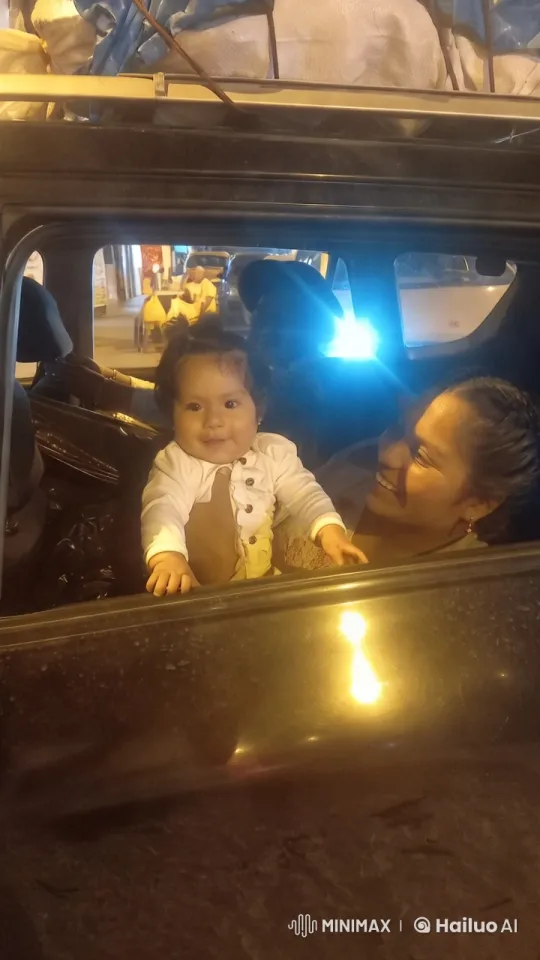 Child Dancing Enthusiastically in Car Interior – AI Generated Video | Hailuo AI