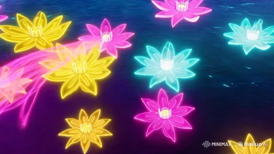 Psychedelic Water Lilies: Infinite Bloom of Neon Colors – AI Generated Video | Hailuo AI