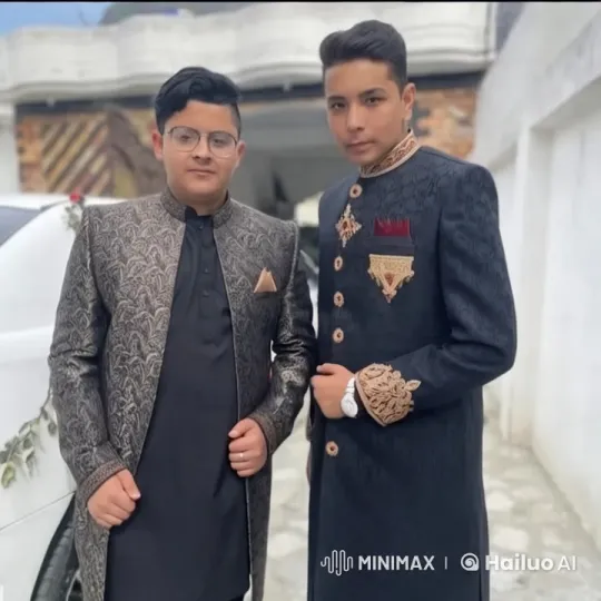 Traditional Attire and Affectionate Greeting – AI Generated Video | Hailuo AI