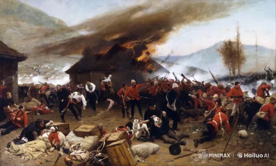 Chaotic Battlefield: Soldiers in Intense Combat – AI Generated Video | Hailuo AI