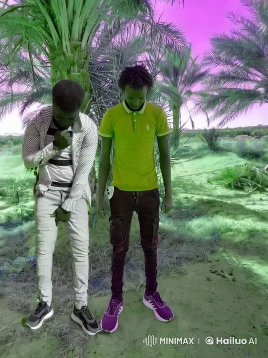 Tropical Setting with Two Stylish Men – AI Generated Video | Hailuo AI