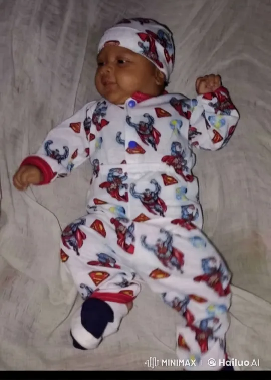 Baby in Superhero Outfit on Soft Blanket – AI Generated Video | Hailuo AI