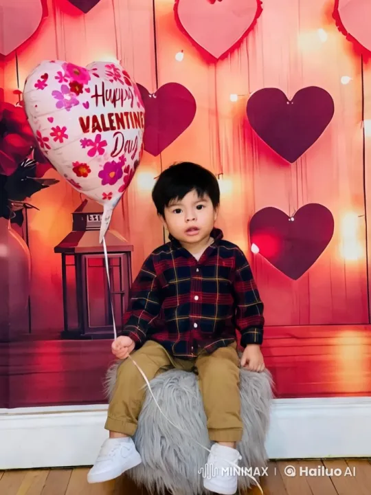 Child Celebrates Valentine's Day with Kung Fu Dance – AI Generated Video | Hailuo AI
