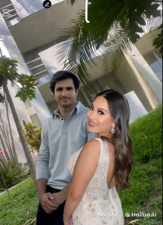 Couple Shares Intimate Kiss in Lush Garden Setting – AI Generated Video | Hailuo AI