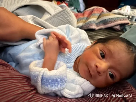 Baby Dancing Delightfully in Cozy Surroundings – AI Generated Video | Hailuo AI