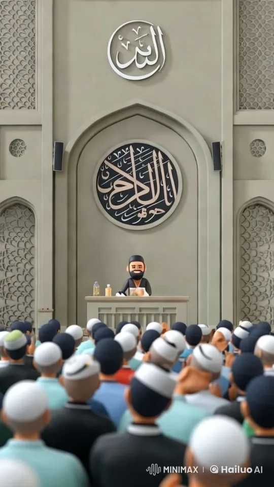 Imam's Sermon in Aesthetic Mosque Setting – AI Generated Video | Hailuo AI