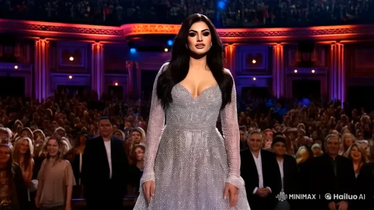 Famous Singer Enchants Audience with Grand Performance – AI Generated Video | Hailuo AI