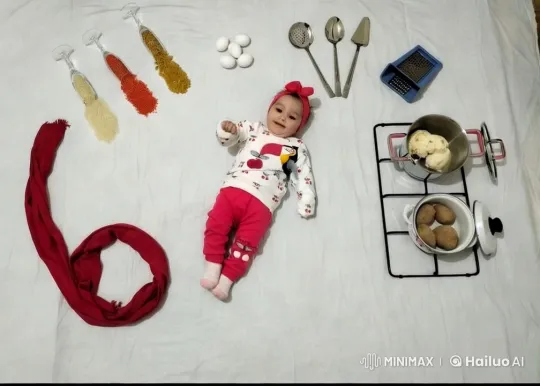 Baby Enacts Kung Fu and Dance in Kitchen Setting – AI Generated Video | Hailuo AI