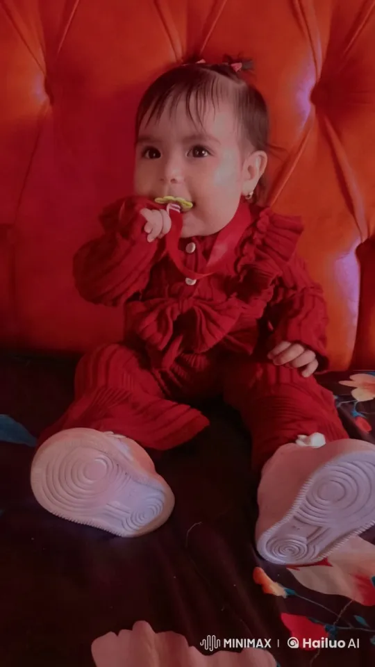 Baby in Red Outfit Mimics Kung Fu Moves – AI Generated Video | Hailuo AI