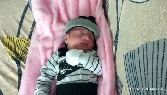 Baby Dances and Mimics Kung Fu on Blanket – AI Generated Video | Hailuo AI