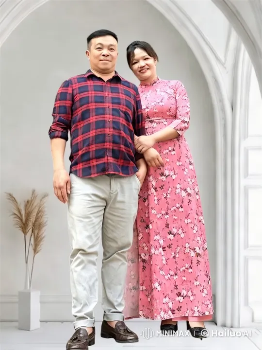 Couple Performs Synchronized Kungfu in Minimalist Hallway – AI Generated Video | Hailuo AI