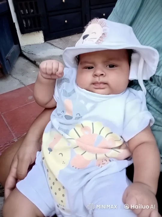 Baby in Animal-Print Outfit Amidst Elegant Setting – AI Generated Video | Hailuo AI