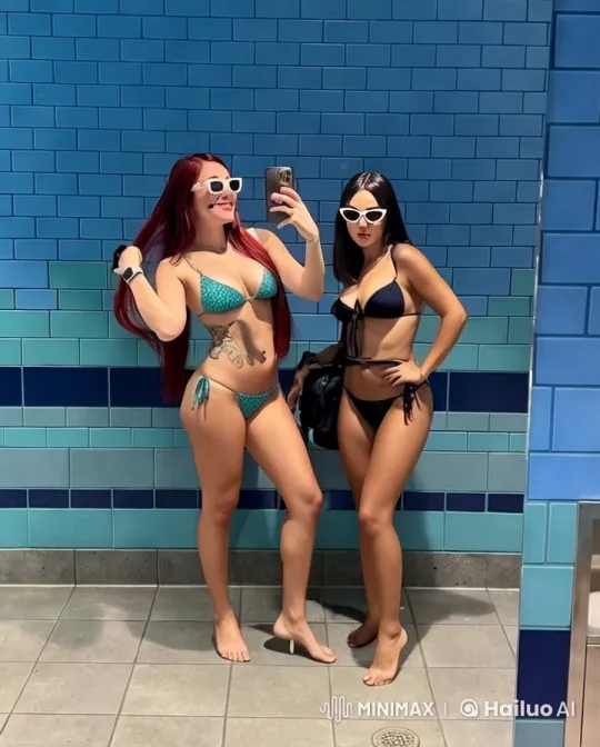 Intimate Passionate Moment in Modern Bathroom – AI Generated Video | Hailuo AI