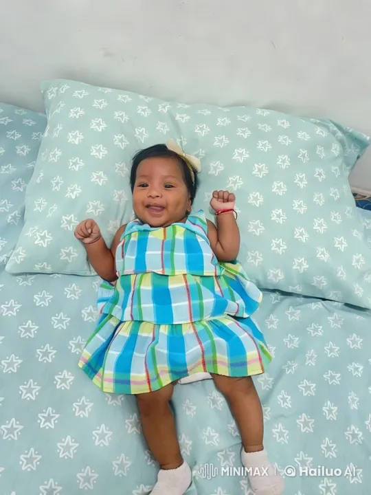 Baby Girl Joyfully Dancing in Cheerful Bedroom – AI Generated Video | Hailuo AI