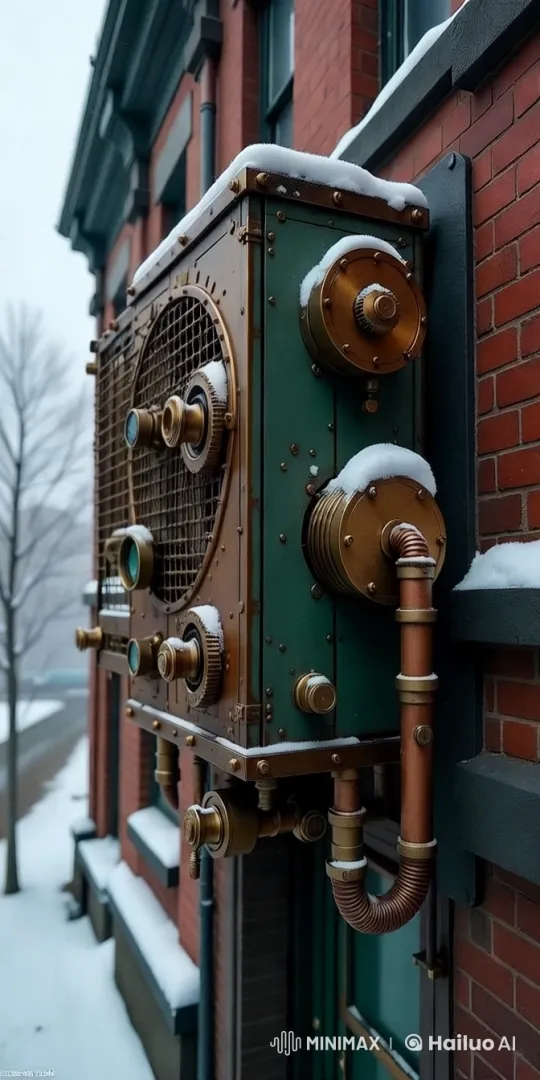 Futuristic Robot Dismantles Air Conditioner with Precision – AI Generated Video | Hailuo AI