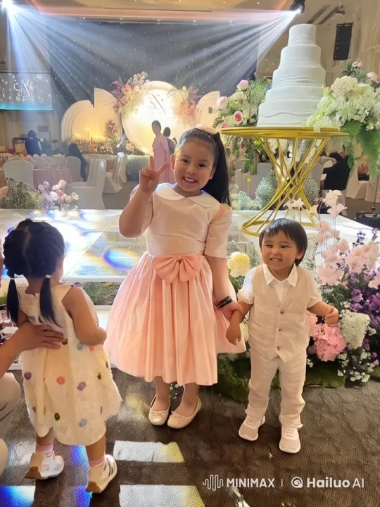 Children's Kung Fu Performance at Elegant Wedding Reception – AI Generated Video | Hailuo AI
