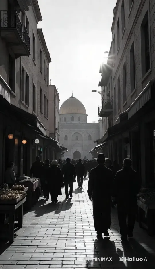 Jerusalem's Bustling Streets and Architectural Beauty – AI Generated Video | Hailuo AI