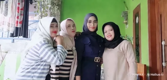 Women's Playful Fight in Colorful, Lively Room – AI Generated Video | Hailuo AI