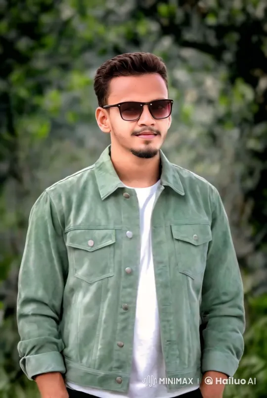 Serene Outdoor Portrait of a Man in Nature – AI Generated Video | Hailuo AI