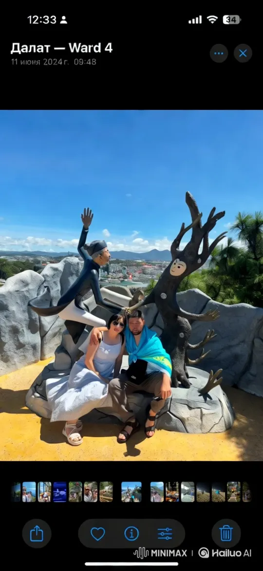 Aesthetic Kung Fu Fight in Dalat's Scenic Landscape – AI Generated Video | Hailuo AI