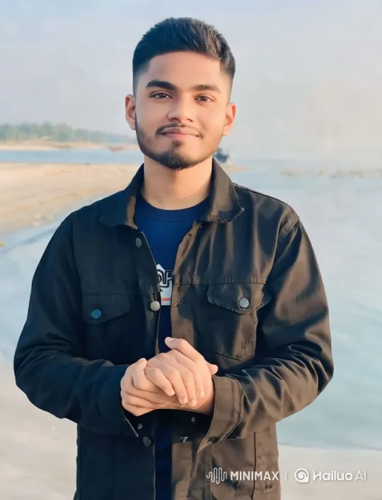 Young Man on Serene Beach Showcasing Elegant Camera Work – AI Generated Video | Hailuo AI