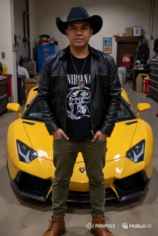 Man Transforms Lamborghini into Transformer in Garage – AI Generated Video | Hailuo AI