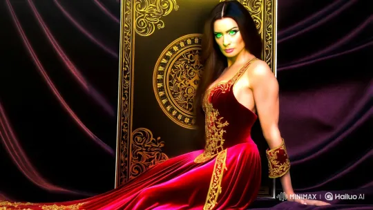 Queen of Spades: Photorealistic 8K Fantasy Emergence – AI Generated Video | Hailuo AI