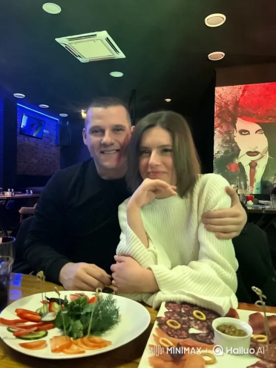 Romantic Dinner with a Kiss in Elegant Restaurant – AI Generated Video | Hailuo AI