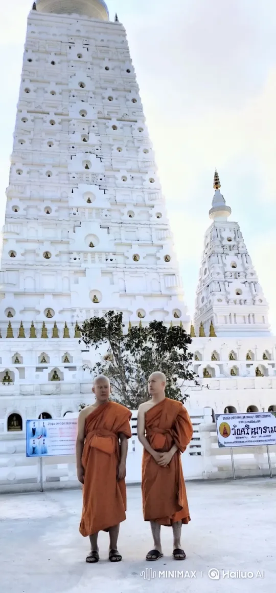 Monks Practicing Kung Fu in Traditional Temple Setting – AI Generated Video | Hailuo AI