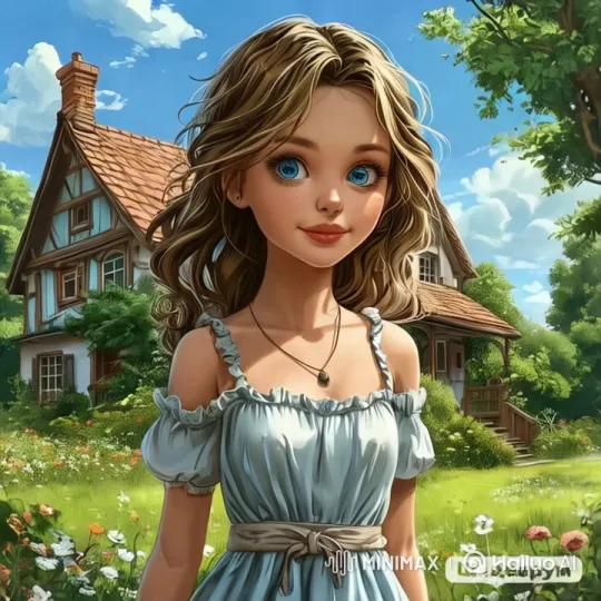 Young Woman in Serene Countryside Setting – AI Generated Video | Hailuo AI