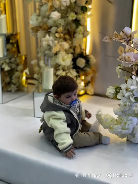 Baby's Graceful Kung Fu Dance Amidst Floral Elegance – AI Generated Video | Hailuo AI