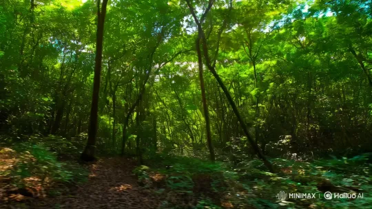 Nature's Harmony: Forest, Sea, and Sunset Tranquility – AI Generated Video | Hailuo AI